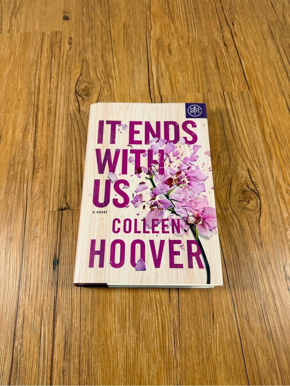 It Ends With Us Colleen Hoover Book of the Month Hardcover Romance Novel BOTM